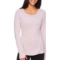 Womens Ruched Long Sleeve Energy Tee