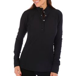 RB3 Womens Button Placket Ribbed Jacket