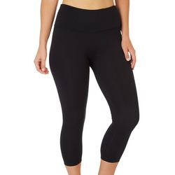 Yogalicious Womens 22in. Solid Lux High Rise Capri