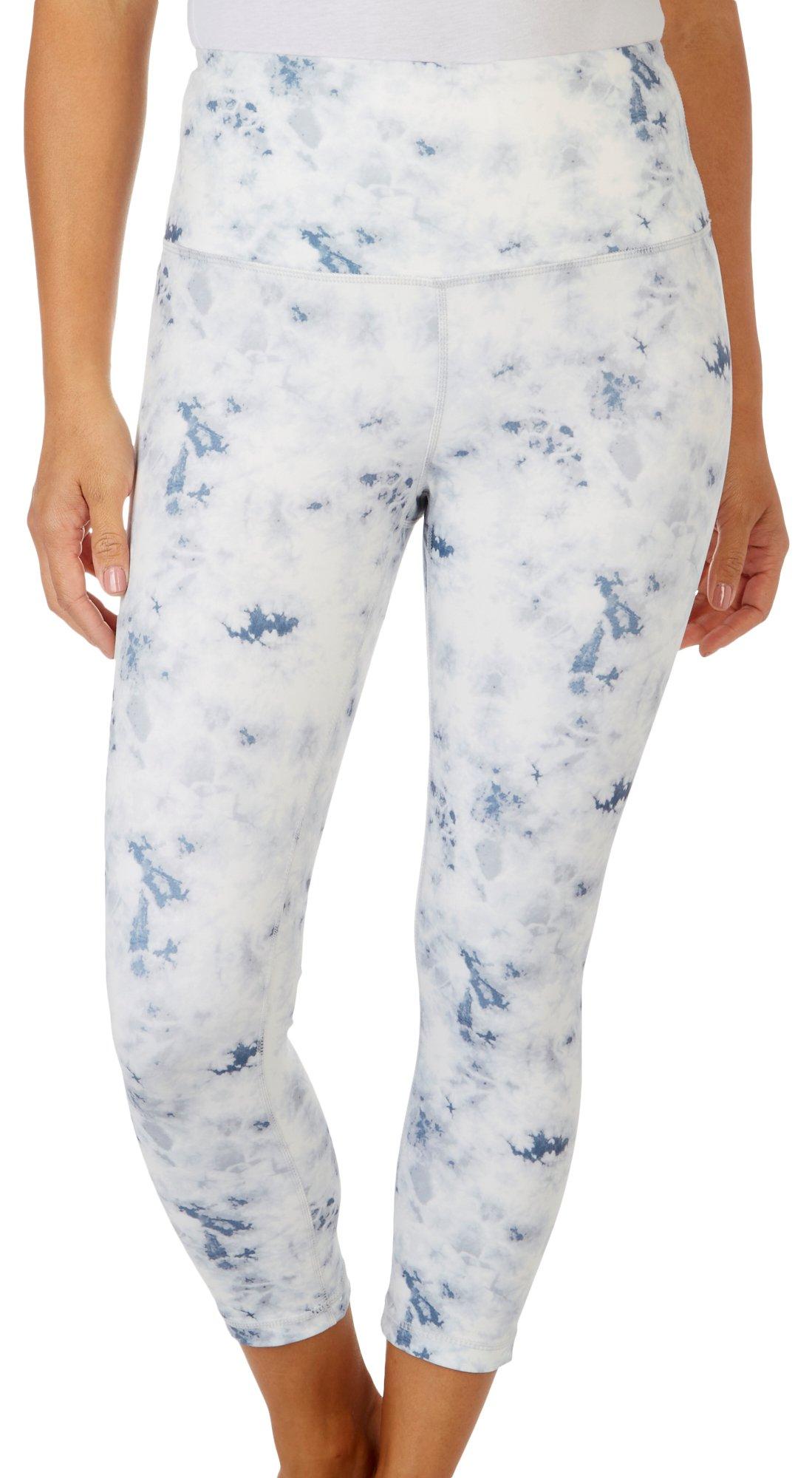 Yogalicious Womens 22 in. Tie Dye Lux High Rise Capri