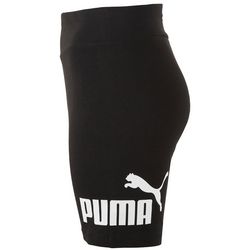 PUMA Womens Logo Biker Shorts