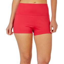 Womens Performance High Waist 3 in. Solid Short
