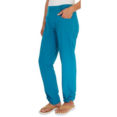 Reel Legends Womens Stretch Active Ruched Pants