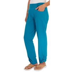 Womens Stretch Active Ruched Pants