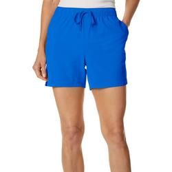 Womens Adventure Solid Pull On Shorts