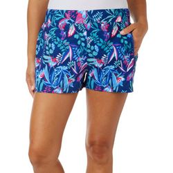 Reel Legends Womens 3 in. Retro Floral Woven Short