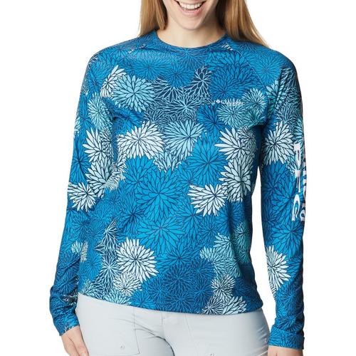 Columbia Womens Floral Super Tidal Long Sleeve Top