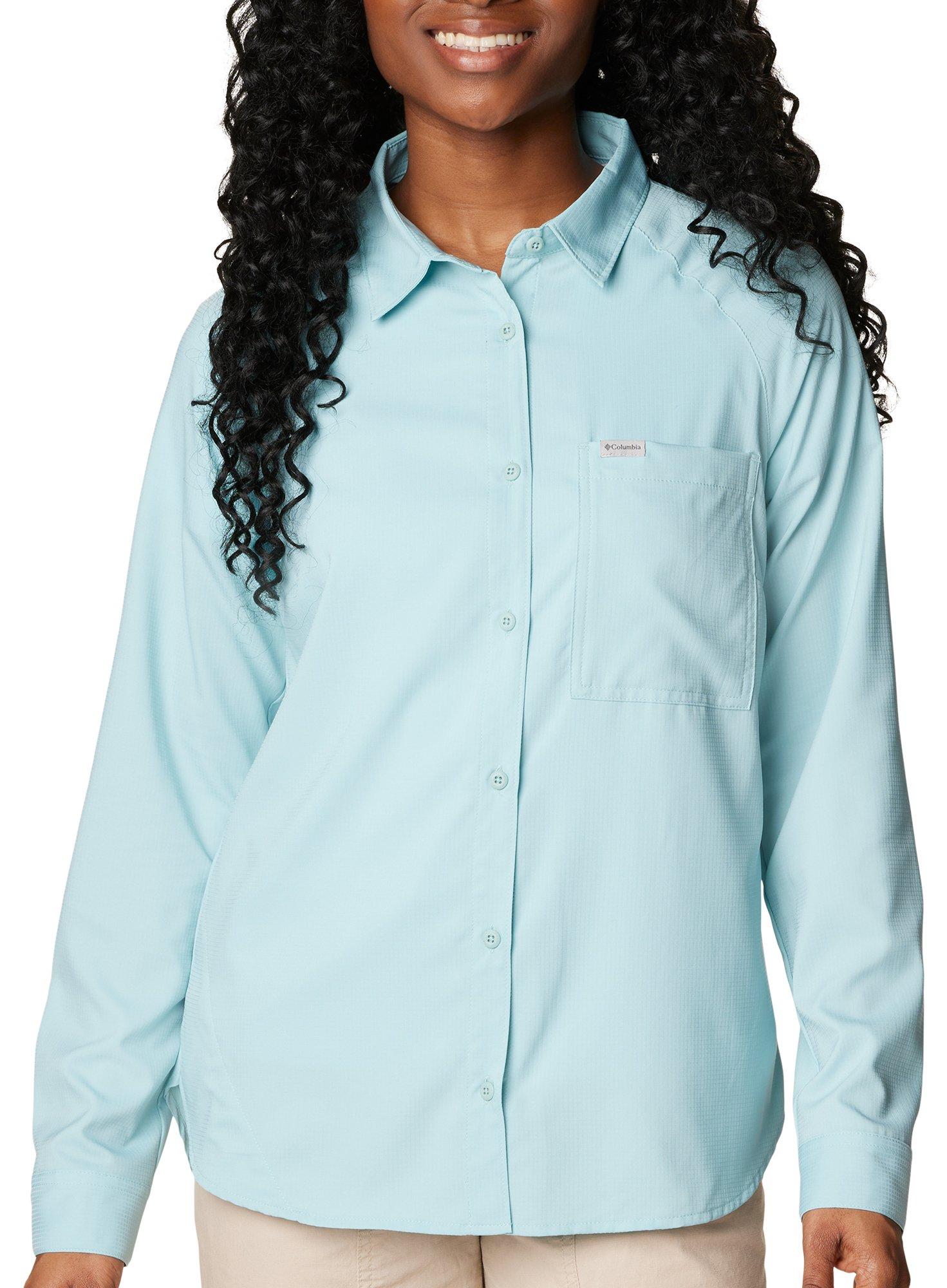 Columbia Women's Tamiami II Long Sleeve Fishing Shirt Light Coral XS