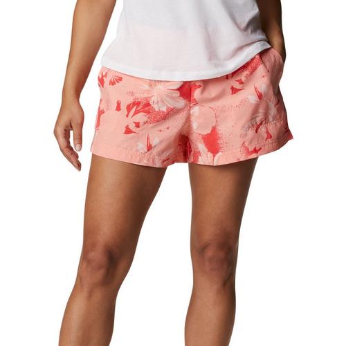 Columbia Womens Sandy River Floral Shorts