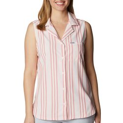 Columbia PFG Womens Sundrifter Woven Sleeveless Shirt