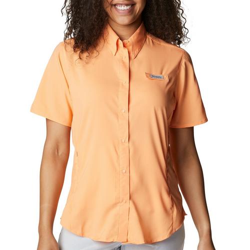 Columbia Womens Tamiami Short Sleeve Solid Shirt