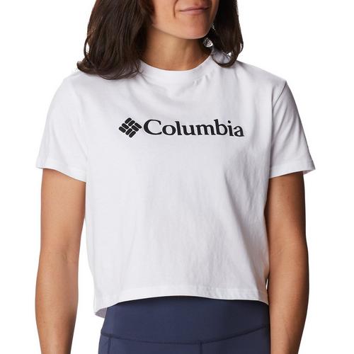 Columbia Womens North Cascades Cropped Logo Tee