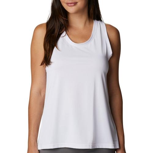 Columbia Womens Solid Scoop Neck Hike Tank