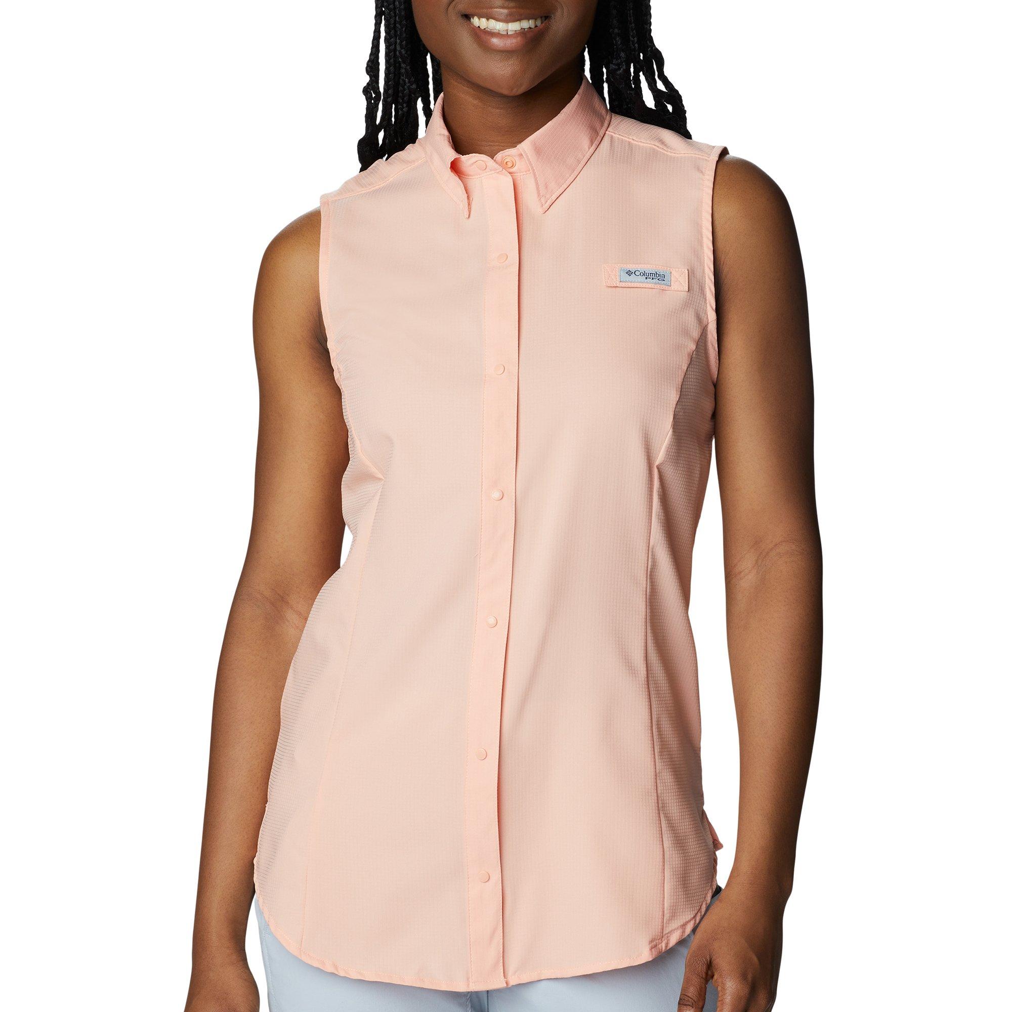 Columbia Womens Sleeveless Solid Tamiami Sleeveless Top