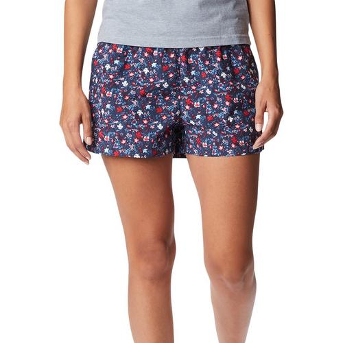 Columbia Womens Floral Sandy River Shorts