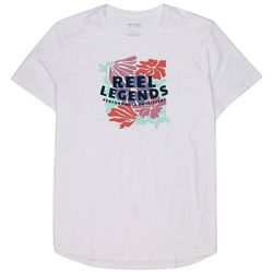 Reel Legends Womens Floral Graphic Short Sleeve Tee