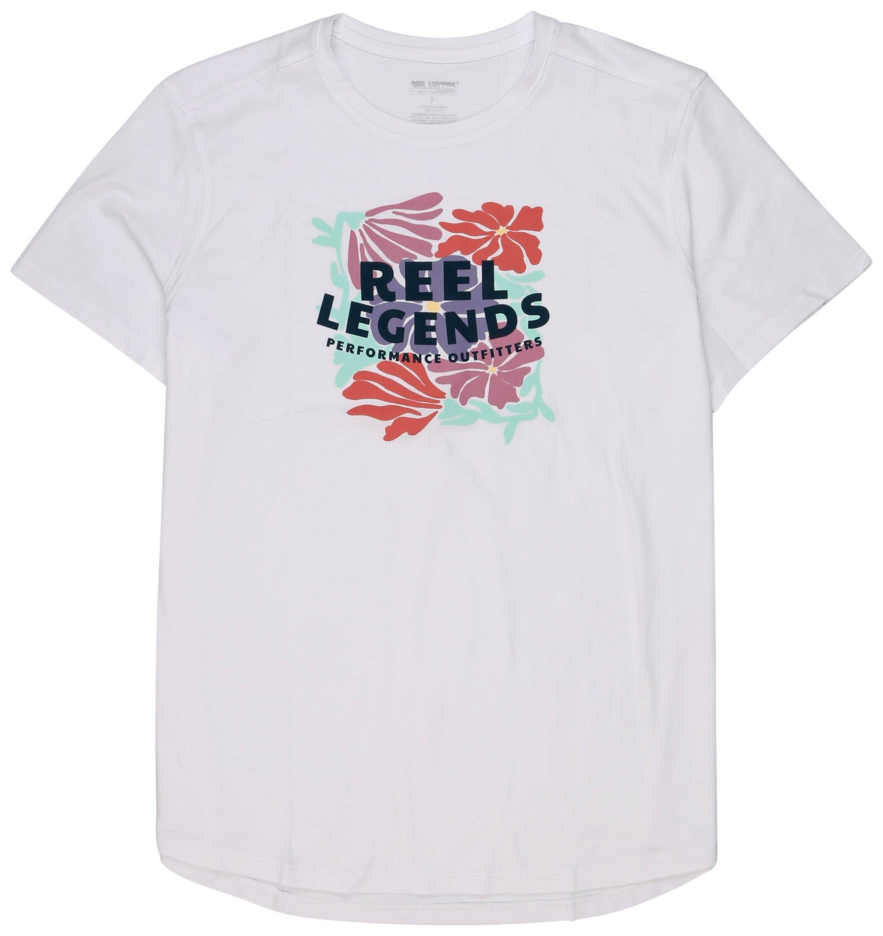 Reel Legends Womens Good Day Graphic T-Shirt