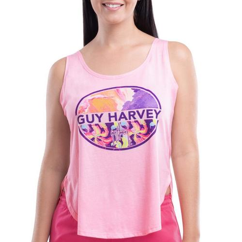 Guy Harvey Womens Guy Harvey Swirl Tank Top