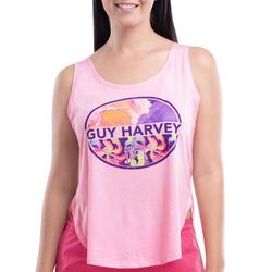 Womens Guy Harvey Swirl Tank Top