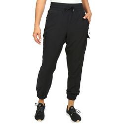 Womens 28 in. Lined Woven Cargo Joggers