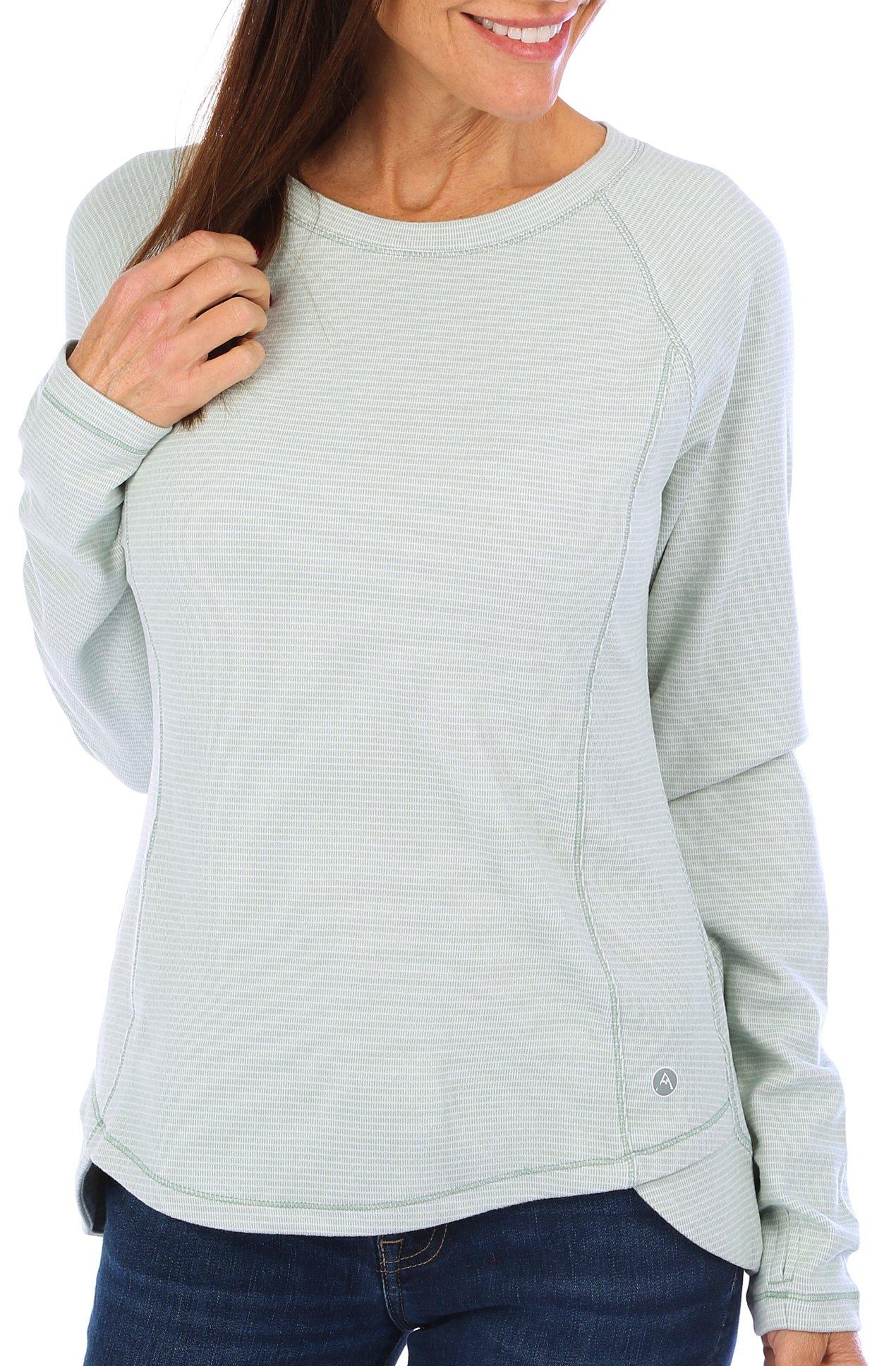 Womens Outdoor Cashmere Long Sleeve Sweater