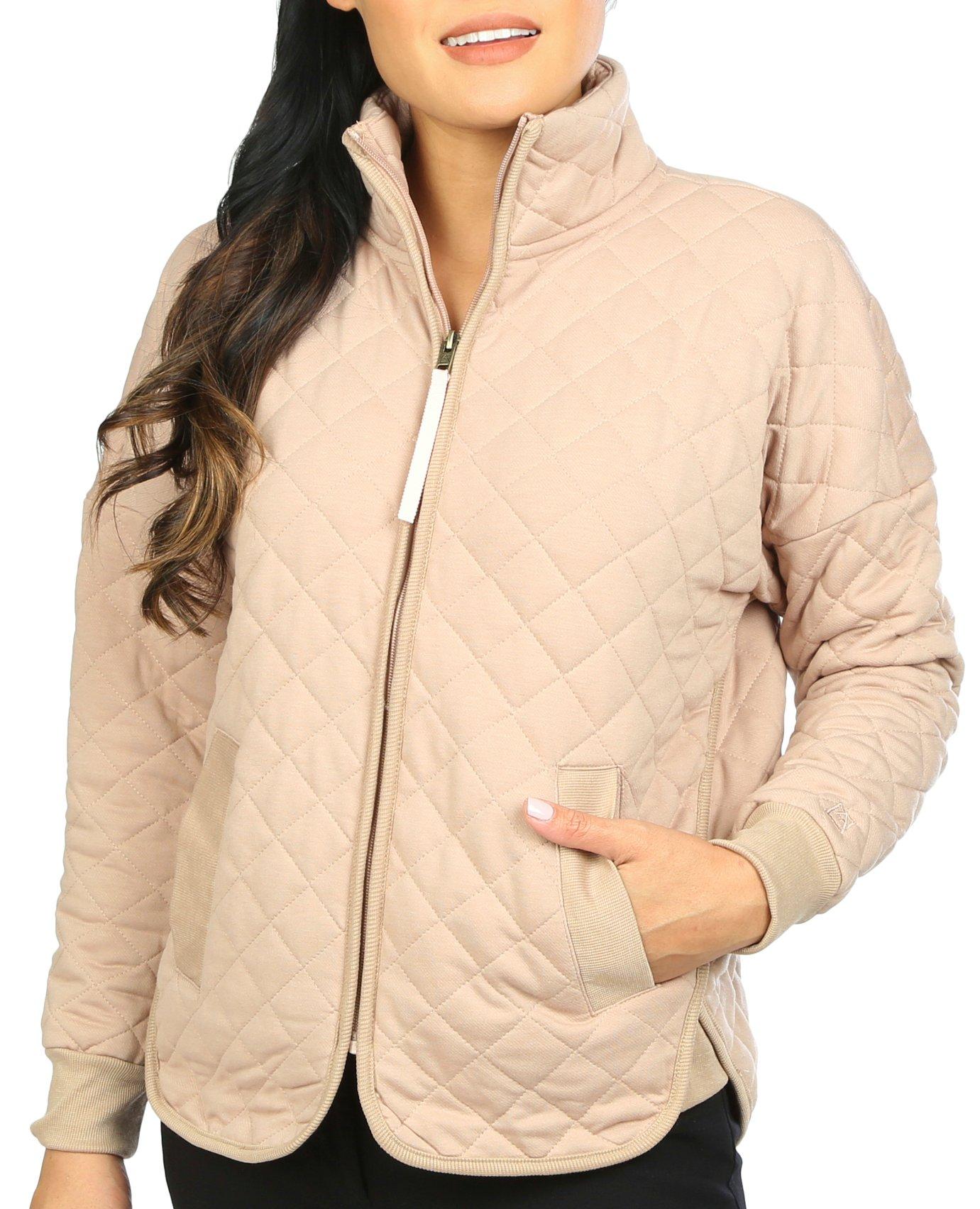 Avalanche Womens Quilted Full Front Zip Jacket