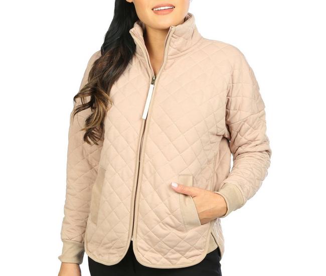 Avalanche Womens Quilted Full Front Zip Jacket
