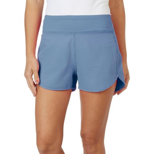 Reel Legends Womens 3 in. Woven Beach Active Shorts