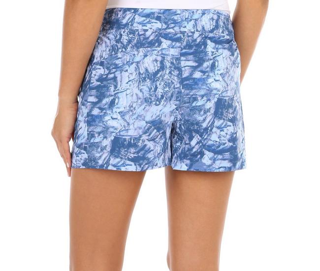 Reel Legends Womens 3 in. Bushes Print Woven Shorts