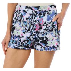 Womens 3 in. Bushes Print Woven Shorts