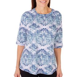 Womens Reel-Tec Off The Scale Elbow Sleeve Top