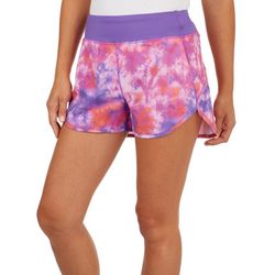 Reel Legends Womens 3 in. Passion Flower Beach Active Shorts