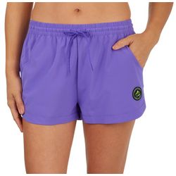 Loco Skailz Womens Performance 2 in. Solid Pull On Shorts