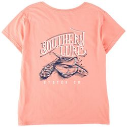 Southern Lure Womens Screen Print Oyster Co T-Shirt