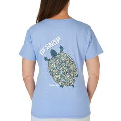 Southern Lure Womens Oh Snap V-Neck T-Shirt