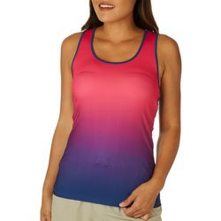 Loco Skailz Womens Pieced Back Ruched Performance Tank