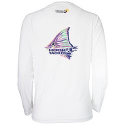 Hook And Tackle Womens Red Tail Long Sleeve Top