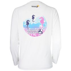 Hook And Tackle Womens Sea Horse Long Sleeve Top