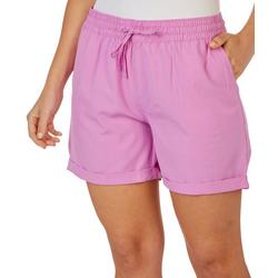 Womens Solid Shorts
