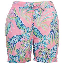 Outdoor Life Womens Tropical Leaf Shorts