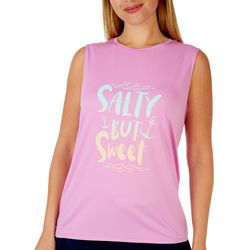 Outdoor Life Womens Salty But Sweet Graphic Sleeveless Top