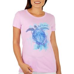Women Watercolor Turtle T-Shirt