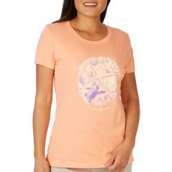 Reel Legends Womens Painted Shells T-Shirt