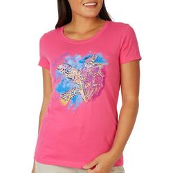 Womens Watercolor Turtle T-Shirt
