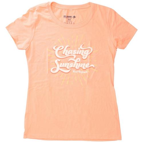 Reel Legends Womens Chasing Sunshine Short Sleeve T-Shirt