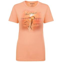 Womens Sunset Dolphins T-Shirt