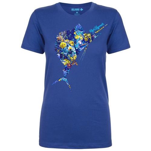 Reel Legends Womens Sailfish Graphic T-Shirt