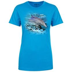 Womens Dolphin Art T-Shirt