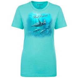 Womens Swimming Turtles T-Shirt
