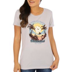 Reel Legends Womens Winter Wonderland Short Sleeve Shirt